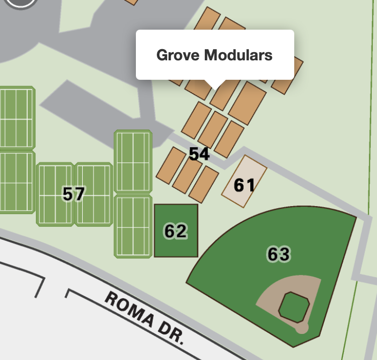 Biola works to remove the Grove modulars