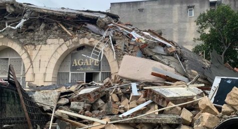 The earthquake caused massive architectural damage in Turkey. 