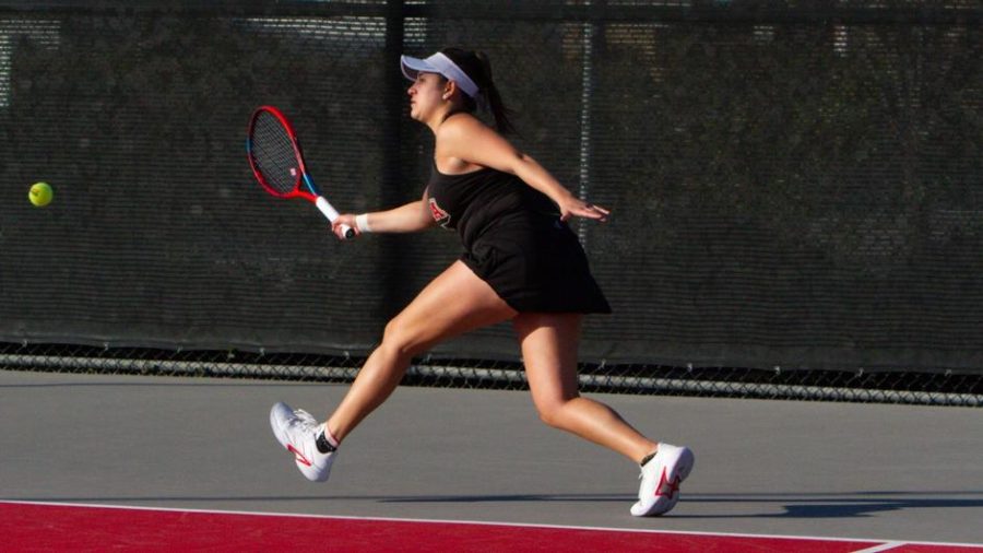 Junior Gaby Carvajal notches the Eagles sole win.