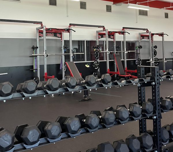 Renovated fitness center