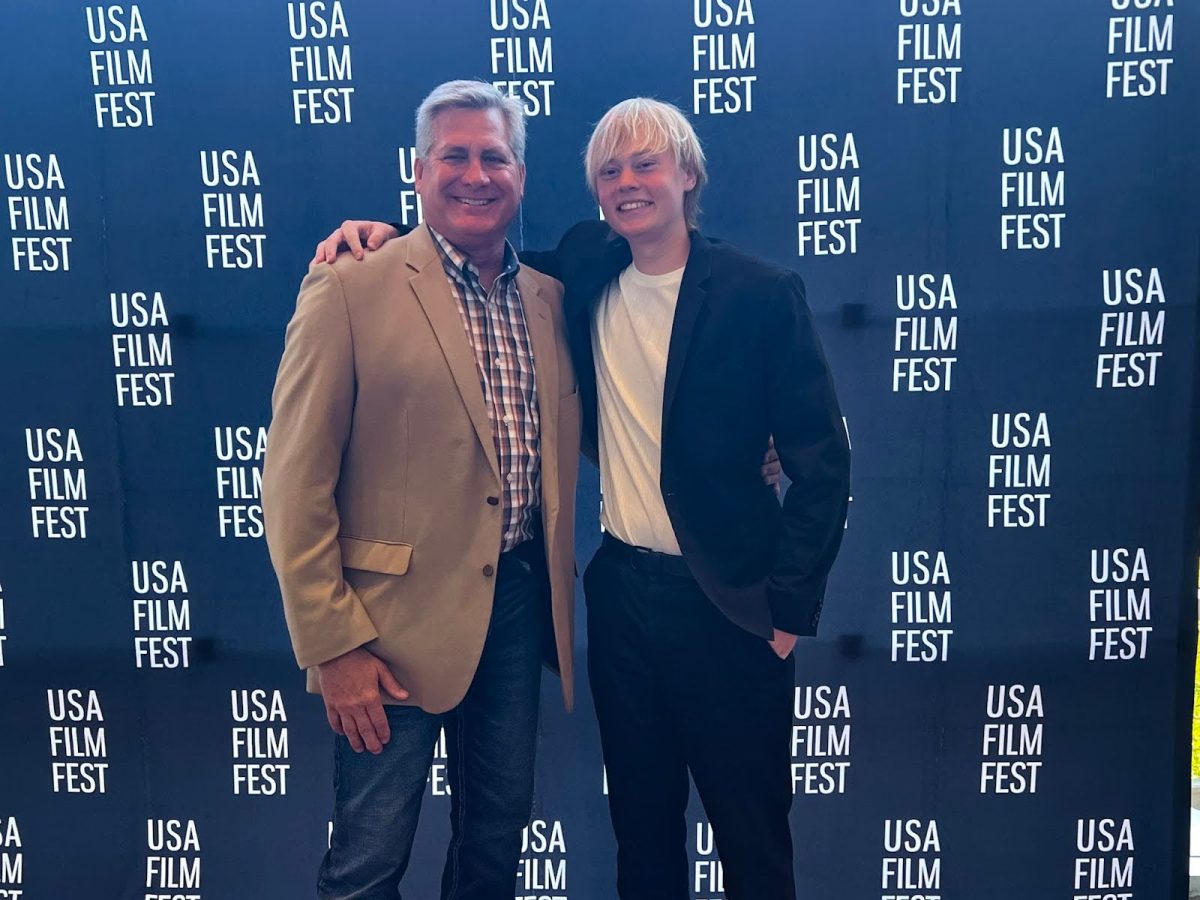 Brian Holman (left) and John “Benjamin” Terrell (right) at USA Film Festival in 2024
