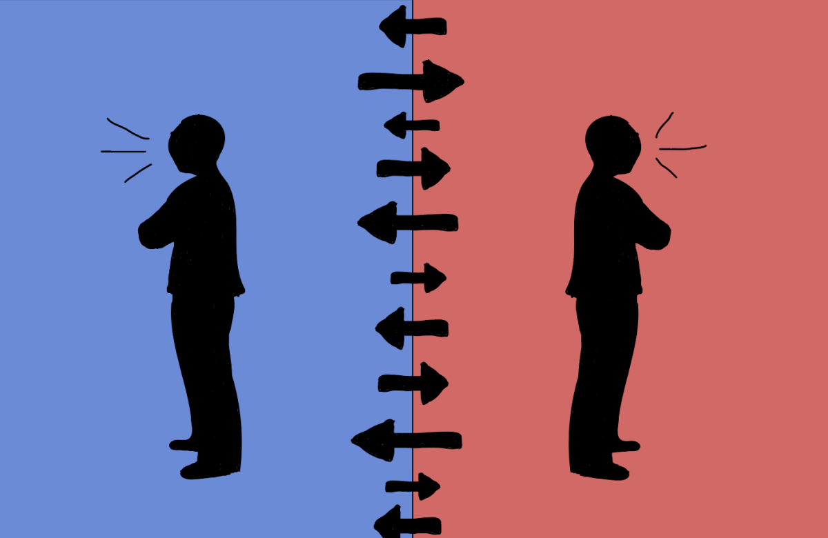 Harsh political division in the United States is contributing to a lack of thoughtful problem-solving and peaceful communication.