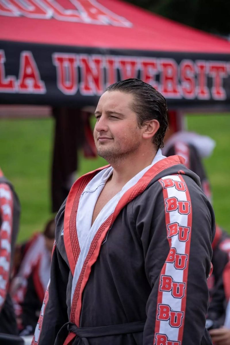 Luke Franklin shares his journey on the water polo team. Photo courtesy of Biola Athletics 
