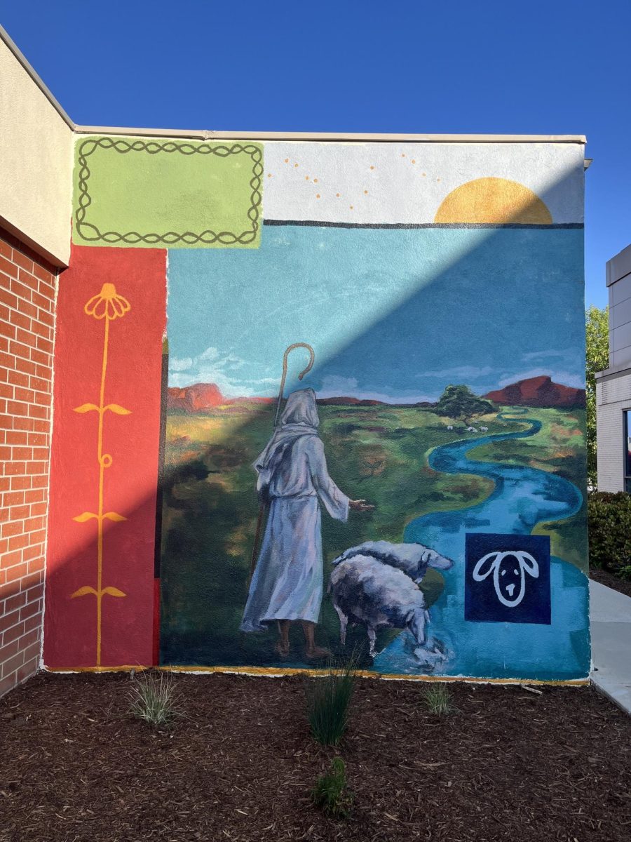 Completed mural taken on Monday, April 28, 2025