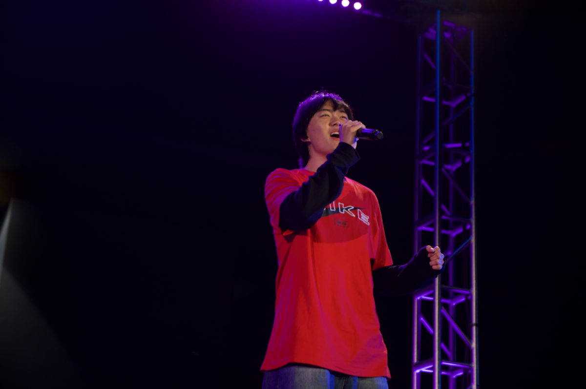 Calvin Ryu won first place in this year's Punk N Pie talent show with his performance of "She's Gone".